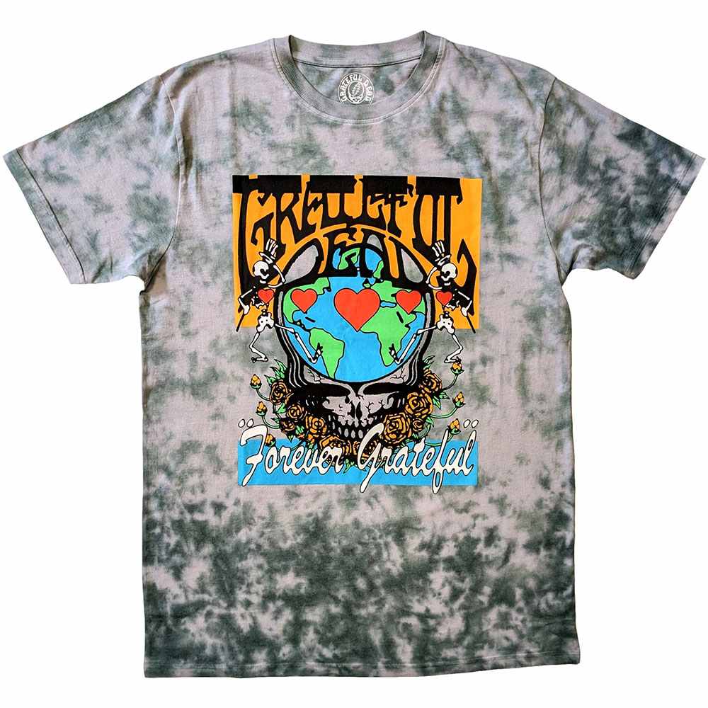 Grateful Dead - Forever Grateful Heren T-shirt - Groen